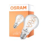Osram Vintage 1906 LED Classic Slim E27 Pera Filamento Chiara 8W 806lm - 922 Bianco Molto Caldo | Miglior Resa Cromatica - Dimmerabile - Sostitutiva 60W