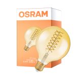 Osram Vintage 1906 LED E27 Globe Filamento Oro 8.4W 806lm - 824 Bianco Molto Caldo | Sostitutiva 60W - Dimmerabile