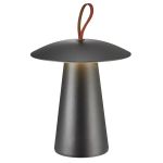 Nordlux Lampada Da Tavolo Ara Batteria Aluminium Nero 2W 240lm - 830 Luce Calda -  | Dimmerabile Touch