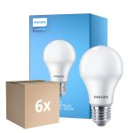Confezione Multipack 6x Philips Corepro LED Bulbo E27 Pera Ghiaccio 10W 1055lm - 840 Bianco Freddo | Sostitutiva 75W