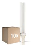 Confezione Multipack 10x Philips PL-S 11W - Actinic BL | 2-Pin