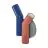 Ledvance Decor Straw Parete Acciaio Multicolore | Adatto per 2X E27