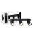 D'Lite Soffitto Faretti Clio Nero Inclinabile| Adatto per 3x GU10
