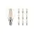 Confezione Multipack 10x Noxion Lucent Lustre LED E14 Sferica Filamento Chiara 2.5W 250lm – Dimmerabile - Sostitutiva 25W