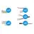 Noxion Strisce LED Naga - Connettore Singolo Colore 10mm - Piccolo 15pz