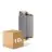 Confezione Multipack 10x Nordlux Nico Luce Da Parete Aluminium Antracite Up & Down | IP54 - Adatto per 2x GU10