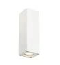 SLV Theo Up/Down Luce Da Parete Aluminium Bianca | IP44 - Esterni - Adatto per 2x GU10 Max. 35W - Dimmerabile