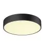 SLV Medo Pro 40 Parete e Luce da soffitto Aluminium Nero Il Giro 19W 2500lm - 930-940 CCT | IP50 - Miglior Resa Cromatica - Dimmerabile 
