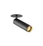 SLV Grip! Acciaio Faretti Nero 21W 2010lm - 927 Bianco Molto Caldo | Miglior Resa Cromatica - Dimmerabile