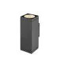SLV Theo Pro L Up/Down Luce Da Parete Aluminium Antracite 20W 2400lm - 827 Bianco Molto Caldo | Esterni - IP65 - Dimmerabile