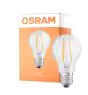 Osram Parathom LED E27 Pera Chiara 4.5W 470lm - 822-827 Dim To Warm | Sostitutiva 40W