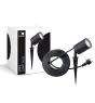 D'Lite Punta Luce Fuse Cavo Dell'Alimentazione Nero | IP65 - Adatto per 1x GU10 | incl. cable 2 Meter