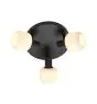 Nordlux Milford Luce da soffitto Vetro Mini 3-Rondel Nero | Adatto per 3x E14