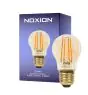Noxion Lucent Lustre LED E27 Filamento Ambra 4.5W 400lm - 822 Bianco Molto Caldo | Dimmerabile - Sostitutiva 35W