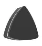 Eglo Luce Da Parete Pedersano Aluminium Nero 8W 800lm - 827-840-865 CCT | IP44