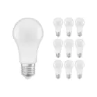 Confezione Multipack 10x Ledvance Classic LED E27 Pera Ghiaccio 8.5W 806lm - 840 Bianco Freddo | Sostitua 60W
