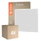 Confezione Multipack 4x Ledvance Pannello a LED Compatto Aluminium Bianca 33W 3630lm - 840 Bianco Freddo | 60x60cm