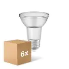Confezione Multipack 6x Ledvance Performance Faretti LED E27 PAR20 6.4W 350lm 36D - 927 Bianco Molto Caldo | Miglior resa cromatica - Dimmerabile - Sostitua 50W