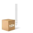 Confezione Multipack 10x Noxion Lucent PL-S LED  6W - 827 Bianco Molto Caldo | 2-Pin - Sostitutiva 11W