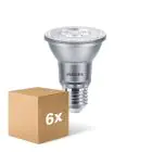 Confezione Multipack 6x Philips Master Value LED Bulbo Riflettore E27 PAR20 6W 500lm 25D - 927 Bianco Molto Caldo | Miglior resa cromatica - Dimmerabile - Sostitutiva 50W